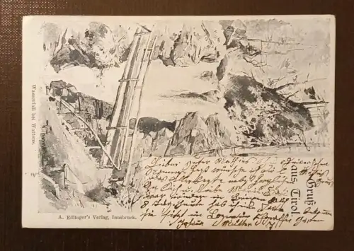 Wasserfall In Wattens Tirol Gr K