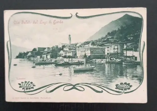 Limone sul Garda, um 1905 – „Un Saluto dal Lago di Garda Gr K