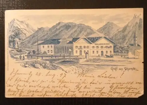 Scharnitz Sägewerk Innsbruck Mittenwald Tirol Gr K