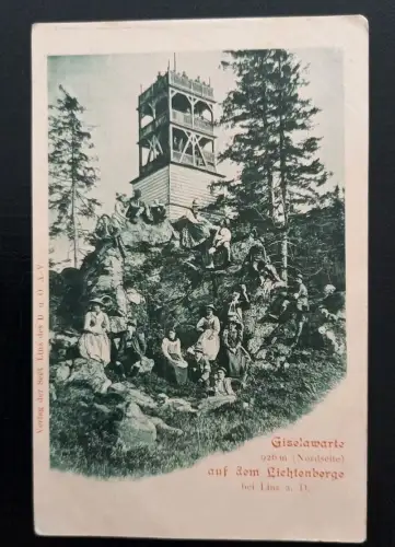 Giselawarte auf dem Lichtenberg bei Linz (um 1900) Gr K