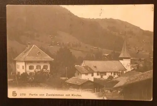 Zweisimmen Mit Kirche Schweiz Gr A0001 K