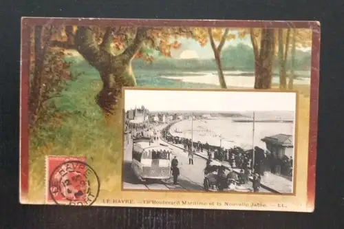 Le Havre Le Boulevard Maritime Straßenbahn Frankreich Gr A0010 K