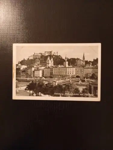 Salzburg Staatsbrücke Mit Festung 600168A GR