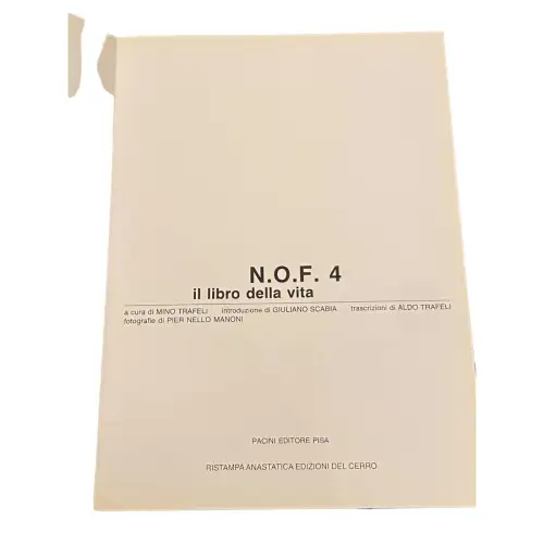 4255 Fernando Nannetti N.O.F.4 IL LIBRO DELLA VITA +Abb