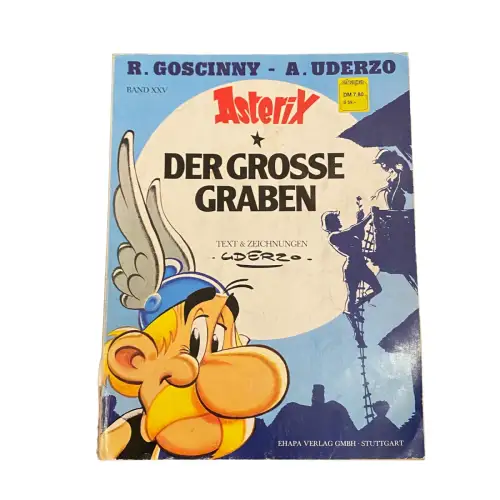 3864 A. Uderzo ASTERIX: DER GROSSE GRABEN (BAND XXV) +Abb