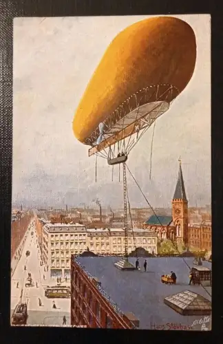 nostalgiesalzburg: Deutsches Militärluftschiff Zeppelin Major Groß  Gr 5526 D