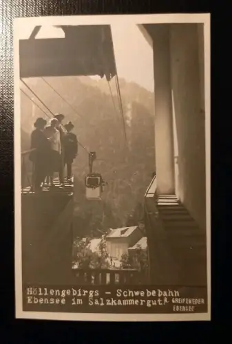 Höllengebirgs Schwebebahn Ebensee Im Salzkammergut Gr 734 J