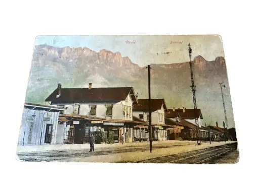 Ansichtskarte Schwei St. Galen Buchs Bahnhof 800051 Ga E