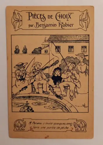 Pieces de Choix Fischer mit kleinen Jungen 600598A gr D