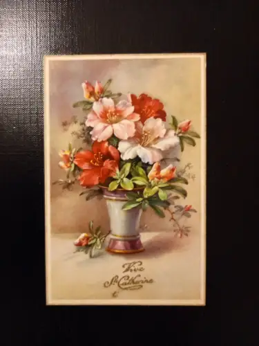 Blumenstrauß Vive S.Catherine Prägekarte 401171 Gr