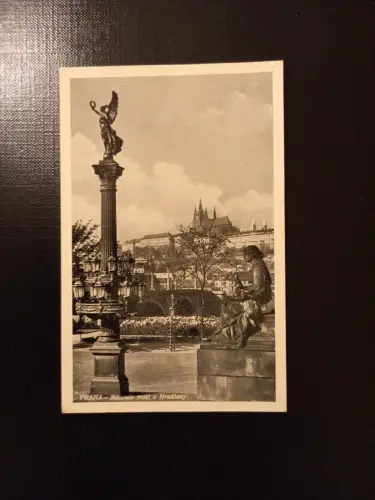 Prag Manesbrücke Und Hradschin 20362 Gr