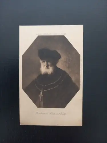 Rembrandt Alter Mit Kette Porträt 20058 Gr