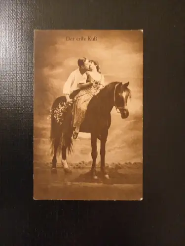 Pärchen Der Erste Kuss Pferd 600607AGr