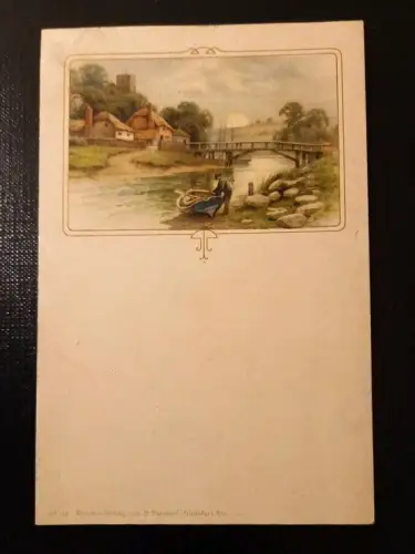 Mann Mit Boot Am Fluss 40222 Gr