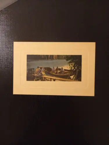 Fünf Männer Am Boot Ufer 180126 Gr