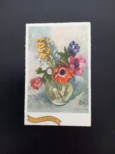 St Catherine Blumenstrauß Prägekarte 400562 Gr