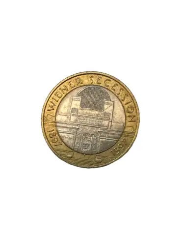 50 Schilling Bi Metall  Wiener Secession 1997