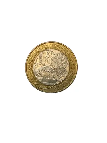 50 Schilling Bi Metall  Schilling 2002