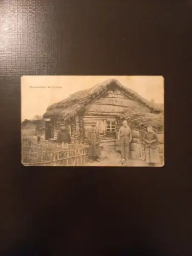 Russisches Wohnhaus Haus und seine Bewohner AB0017 Gr
