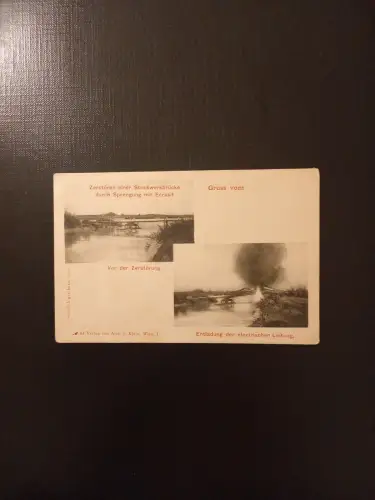 Vor Der Zerstörung Sprengung Mit Ecrasit Gr