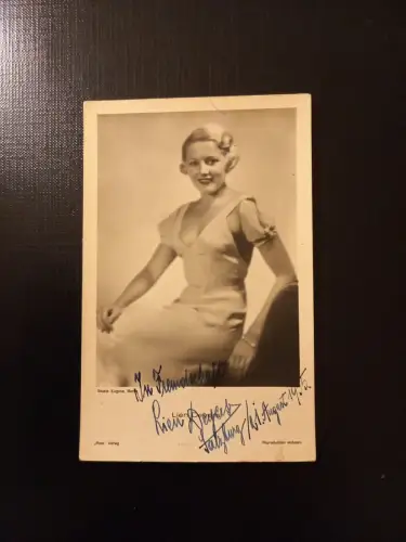 Lien Deyers Porträt Original Autogramm Ross Verlag AB0067 Gr
