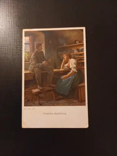 Emil Rau Friedliche Abwicklung Frau Und Mann  Gr