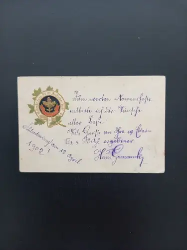 Propaganda I WK Gedenke das du ein deutscher bist 8446 Gr