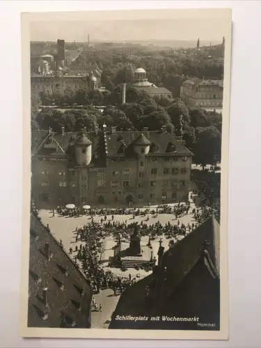 Schillerplatz mit Wochenmarkt 20074
