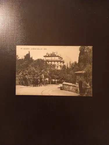 Alger Algier  L Hotel Kirsch AB0087 Gr