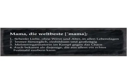 Schild Weltbeste Mama Mutter Familie Kind Liebe Eltern 46 x 10 Blech od. Holz