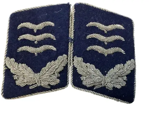 WWII  LUFTWAFFE - PAAR KRAGENSPIEGEL - Hauptmann SANITÄTS-TRUPPE