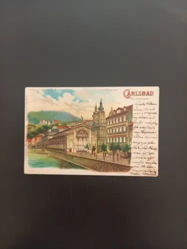 Carlsbad Litho um 1900 Tschechien AA0131 D Gr