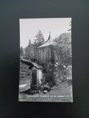 Teufelskapelle Griesenau Bei St Johann I Tirol Gr