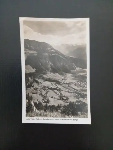 Adolf Hitler Paß Mit Bad Oberdorf Iseler U Hintersteiner Berge Gr
