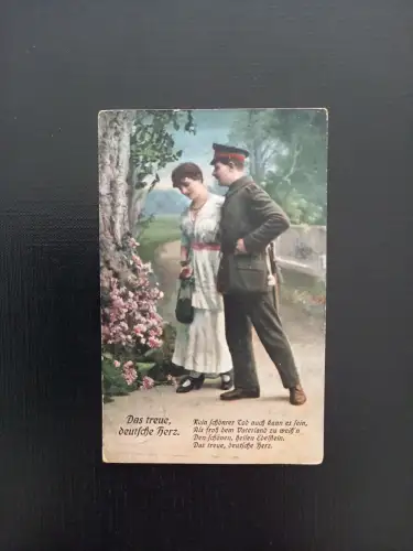 Soldat Mit Frau Dss Treue Deutsche Herz Gr