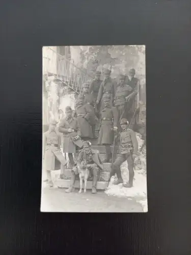 Soldaten Mit Hund Gr