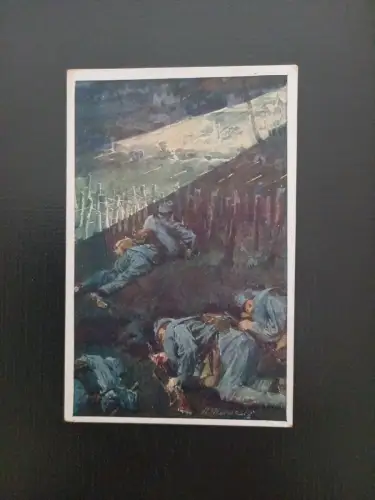 Kriegskarte Gefalle Soldaten Gr