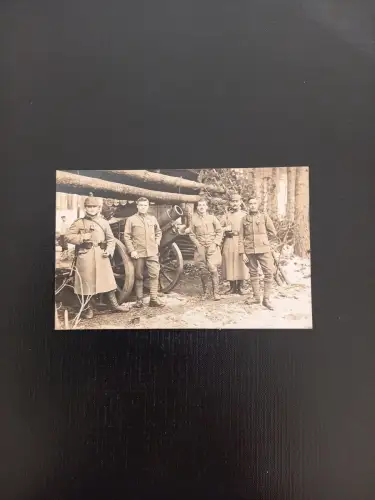 5 Soldaten Mit Kanone Gr