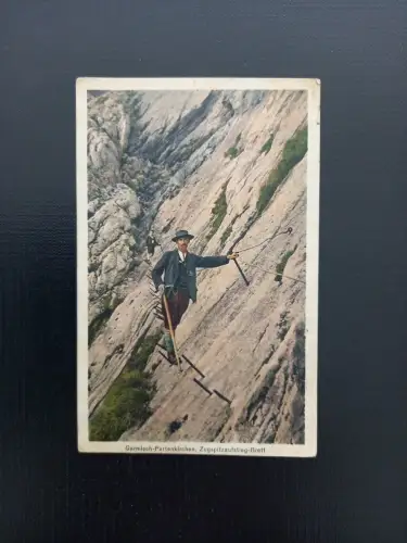 Garmisch Partenkirchen Zugspitzenaufstieg Brett Gr