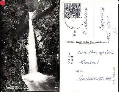 Raggaschlucht b. Flattach im Mölltal Wasserfall