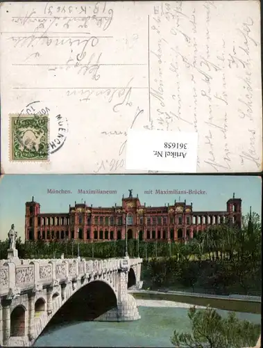 München Maximilianeum m. Maximilians-Brücke