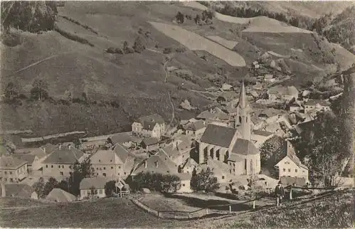 21254;Hüttenberg in Kärnten Ortsansicht 1922