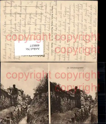 Mehrbild Ak WW1 Soldaten i. Schützengraben Soldatenleben