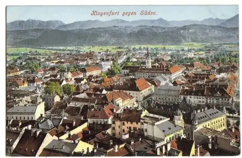 10230;Klagenfurt gegen Süden 1908