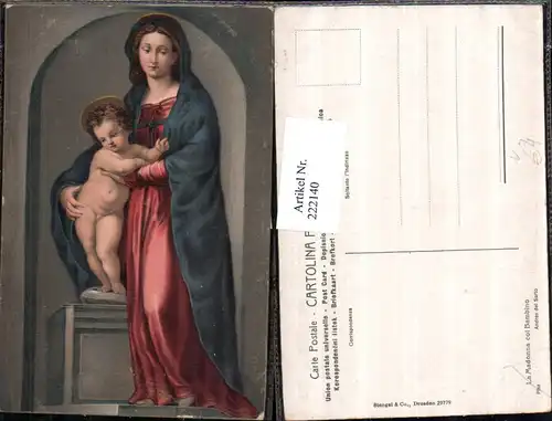 Stengel & Co 29779 Künstler Andrea del Sarto La Madonna col Bambino Maria