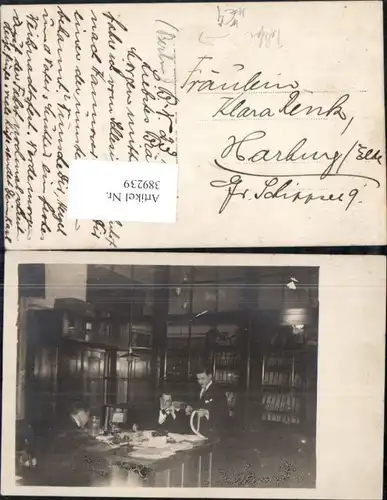 Foto Ak Technik Telefon Mann Schreibtisch Büro Berlin 1920