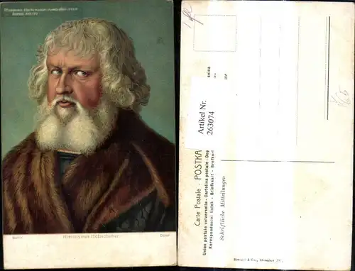 Stengel Co 29728 Albrecht Dürer Hieronymus Holzschuher Mann Portrait