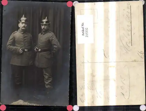 K.k. Soldaten Pickelhaube Uniform Gürtel