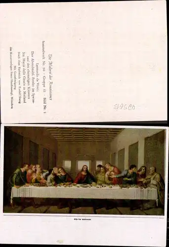 Künstler Ak Leonardo da Vinci Das Abendmahl Religion Renaissance