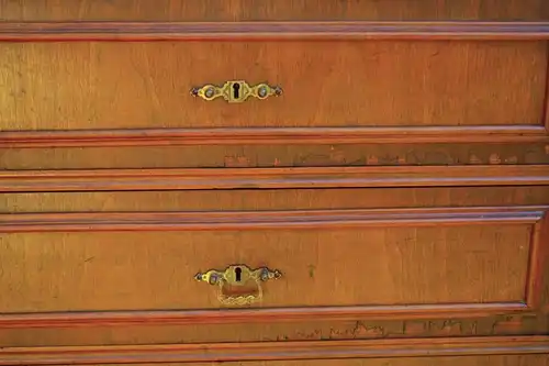 schöne alte Schubladenkommode mit 6 Schüben Schubladenschrank um 19 Jhdt 150cm hoch 
praktische Herrenkommode